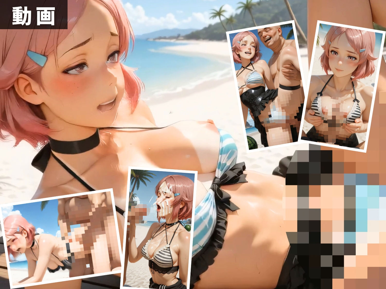 ソ●ドアート・オンライン 〜波濤の聖女たちと禁断の海姦〜【セット作品】 サンプル6ページ目