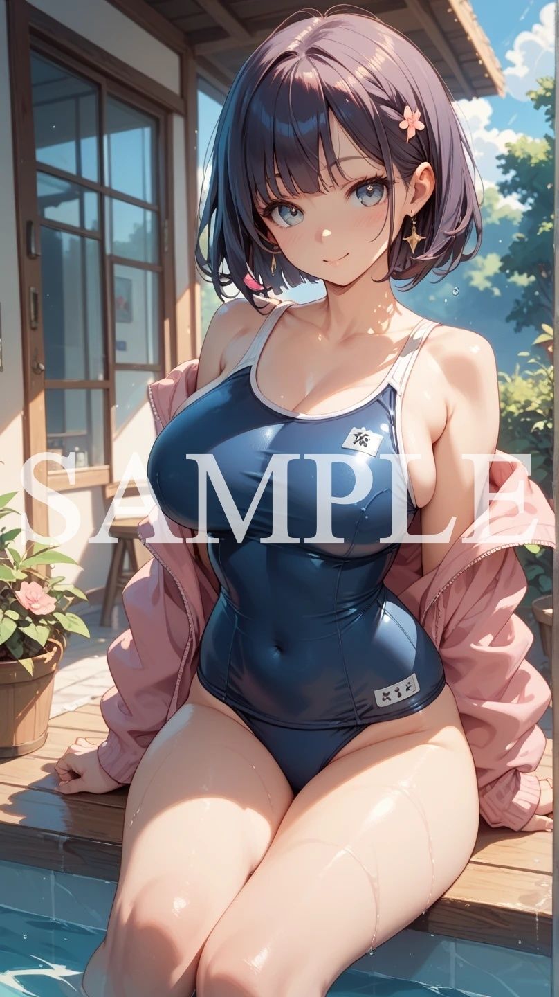 【豪華500枚セット】Blue Swimsuit サンプル8ページ目