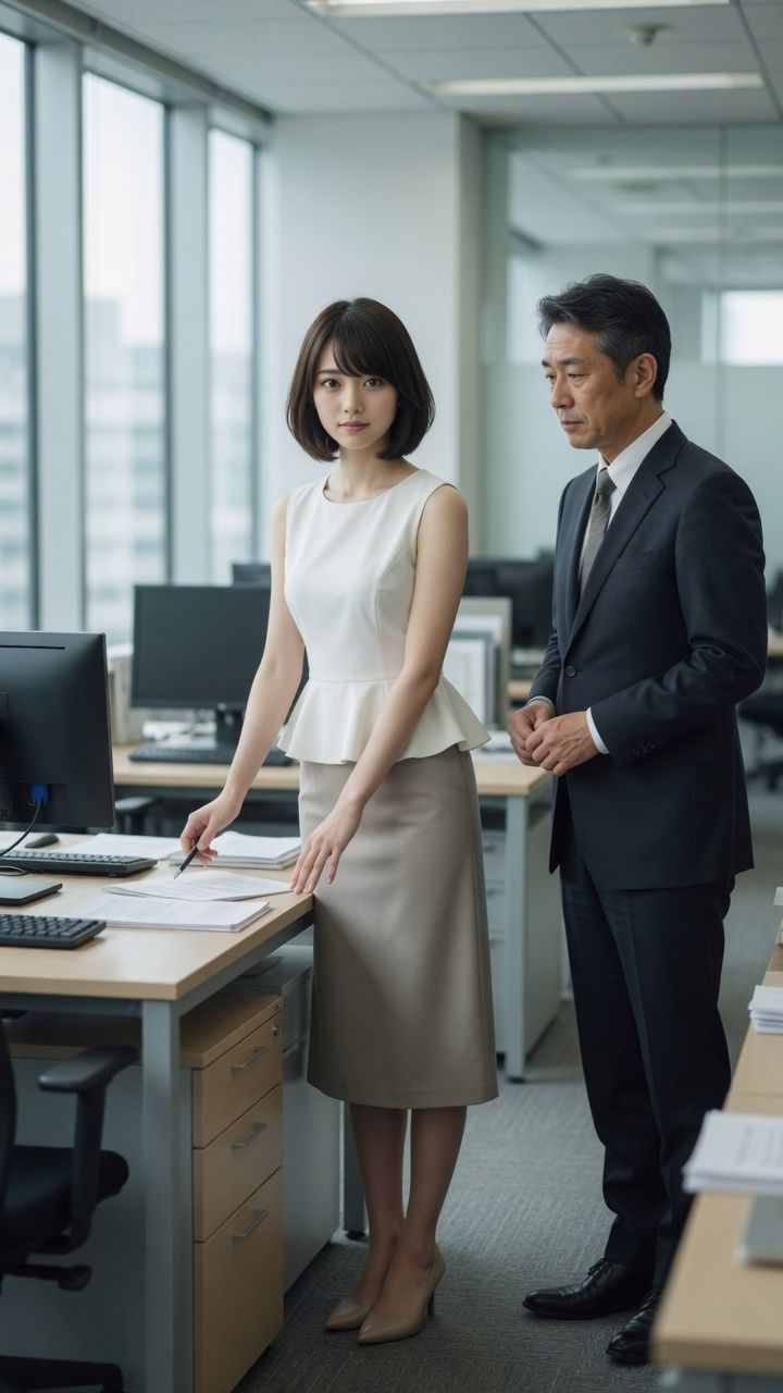 オフィスの気になる女性に無許可でかぶりつき放題 サンプル1ページ目