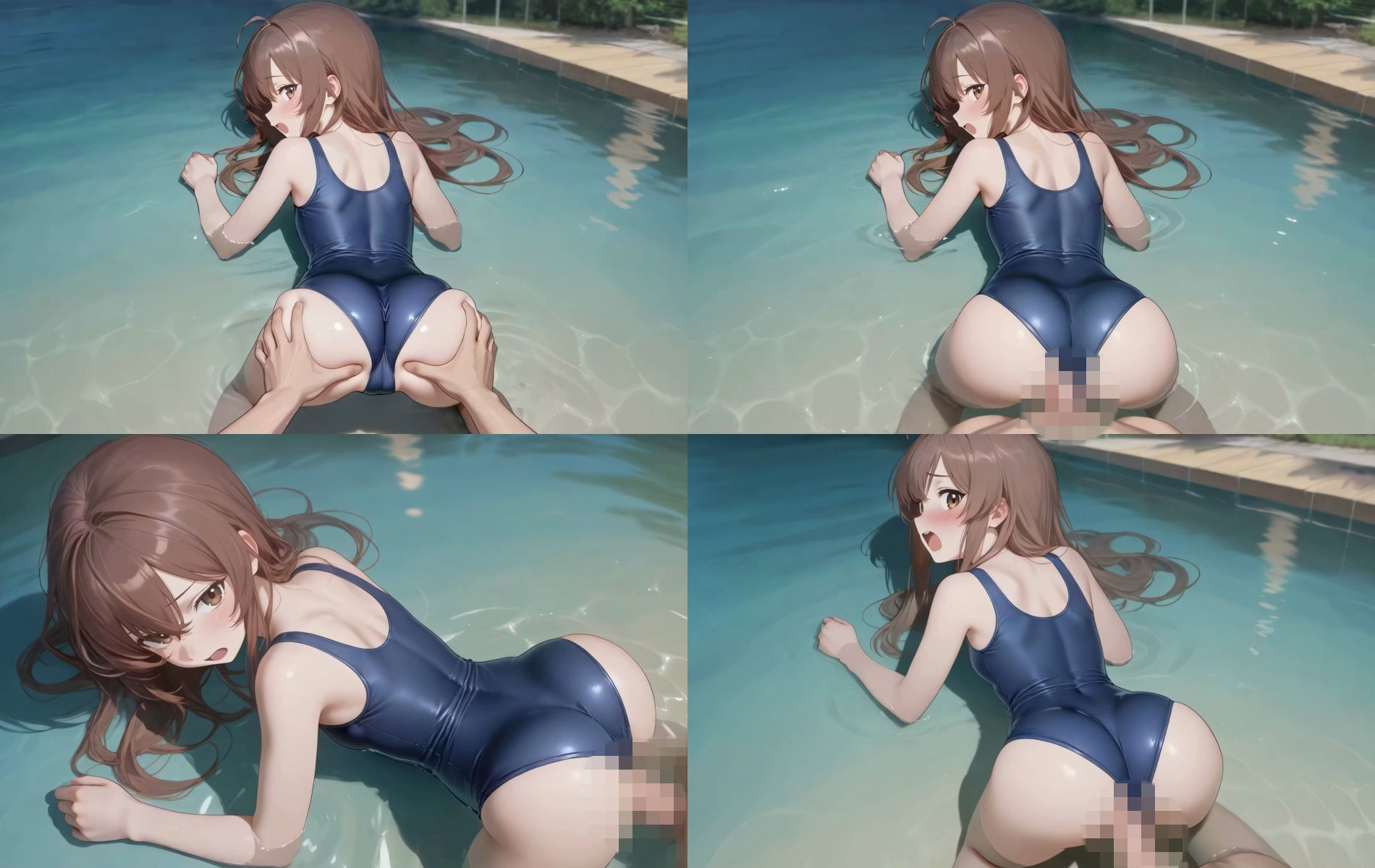 【動画】美少女JKの濃厚せっくす動画集〜スク水編〜 サンプル5ページ目