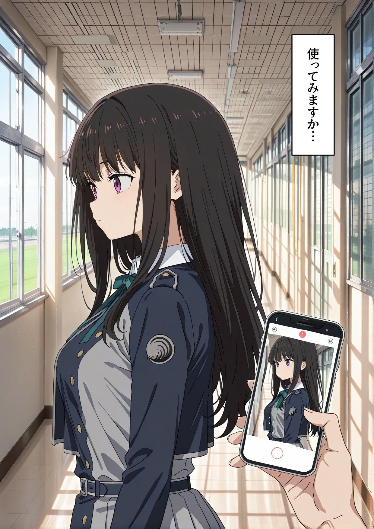 学園〇眠ヒロインズ リコリス・リ〇イル 井ノ上たきな編 サンプル4ページ目