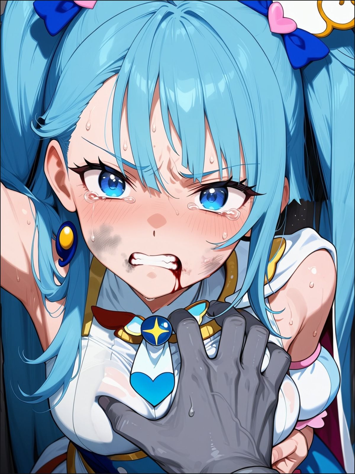 蒼翼敗北 サンプル4ページ目