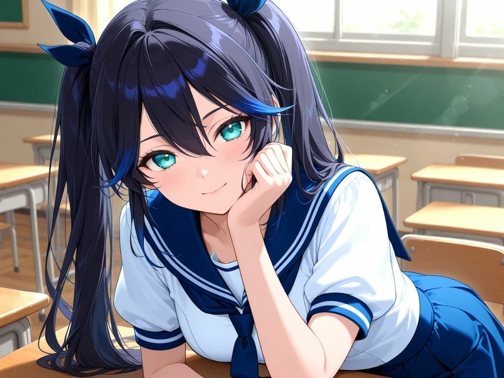 セーラー服美女で、ひとぬきっ サンプル1ページ目