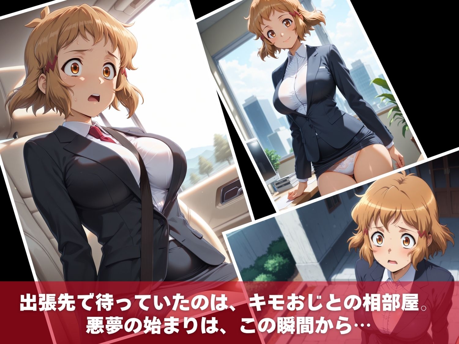 キモおじ温泉地獄 戦姫絶唱シ●フォギア編 サンプル1ページ目