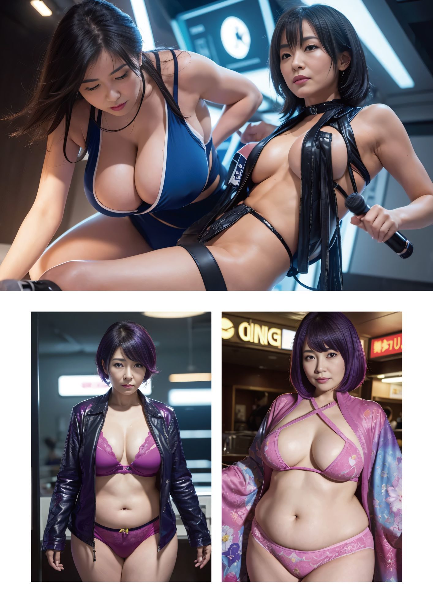 サイバーパンク熟女 サンプル3ページ目