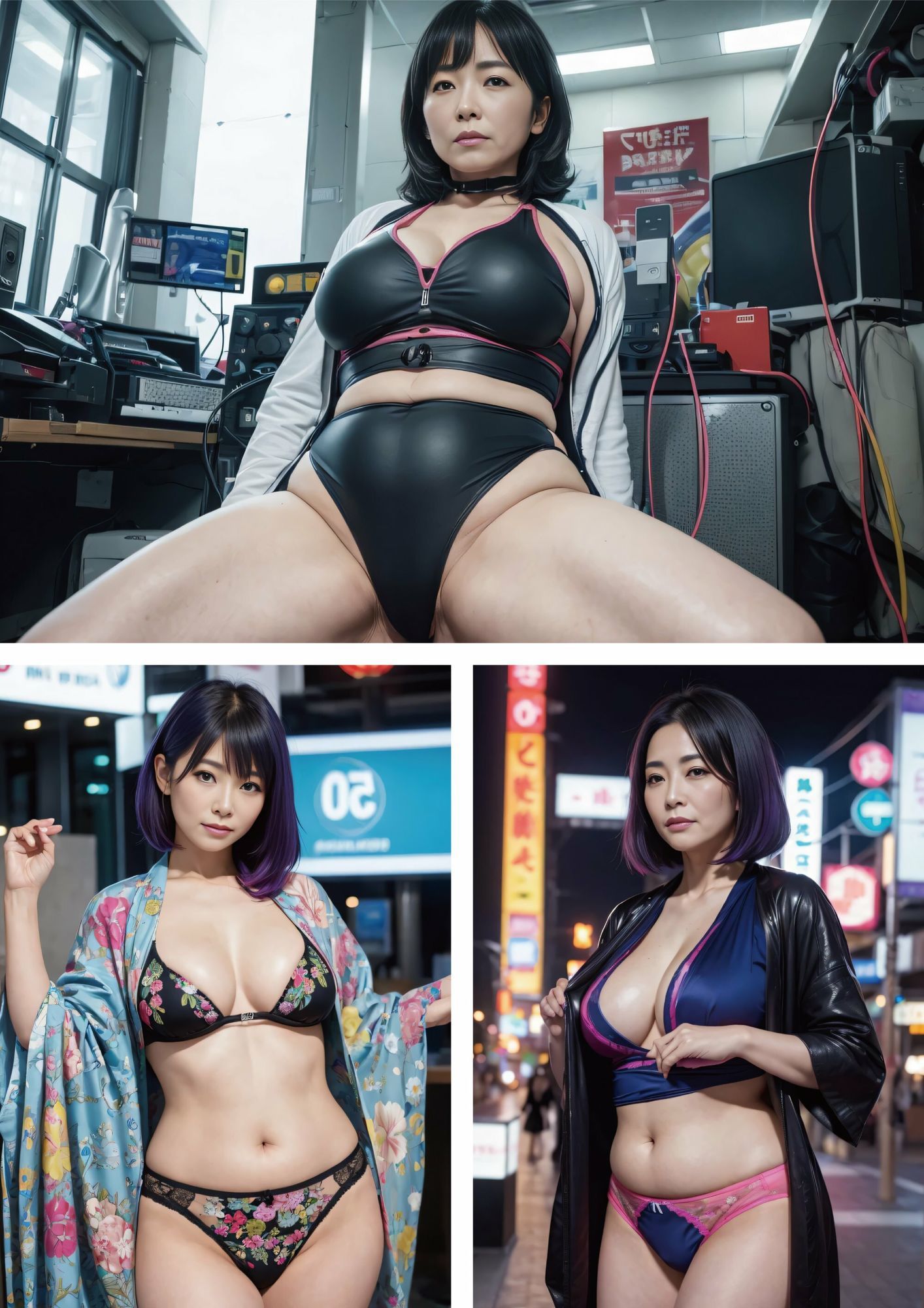 サイバーパンク熟女 サンプル10ページ目