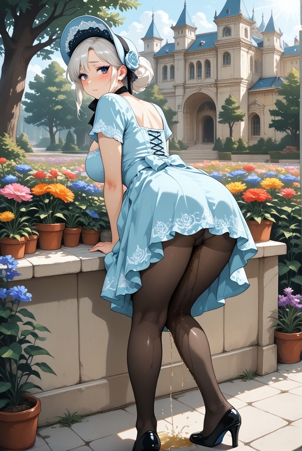 美しきおもらしの園 サンプル5ページ目