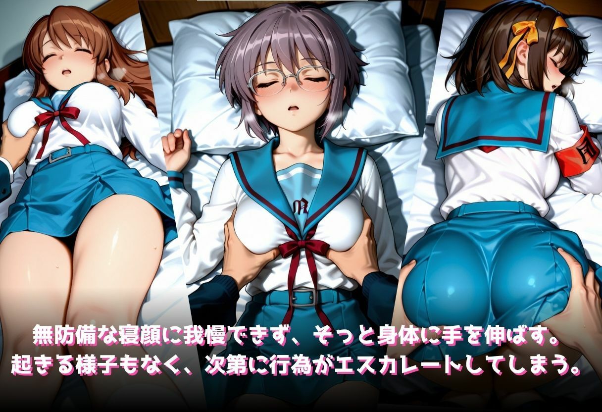 俺ん家でかわいいクラスのあの子が寝てたからイタズラした件〜我慢できなくて制服にぶっかけ〜 サンプル3ページ目