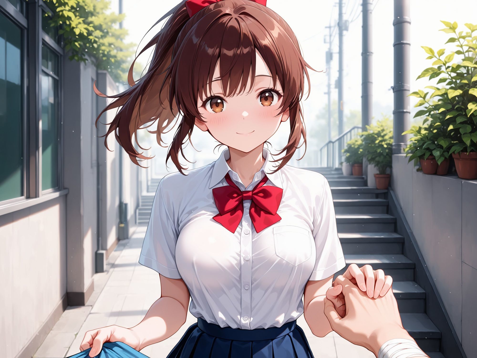【AIイラストCG集】水泳部マネージャーの秘密の放課後。怪我で手が動かせない俺のために、誰もいない部室で汗を流しながら尽くしてくれる背徳の全身奉仕 160枚 サンプル1ページ目