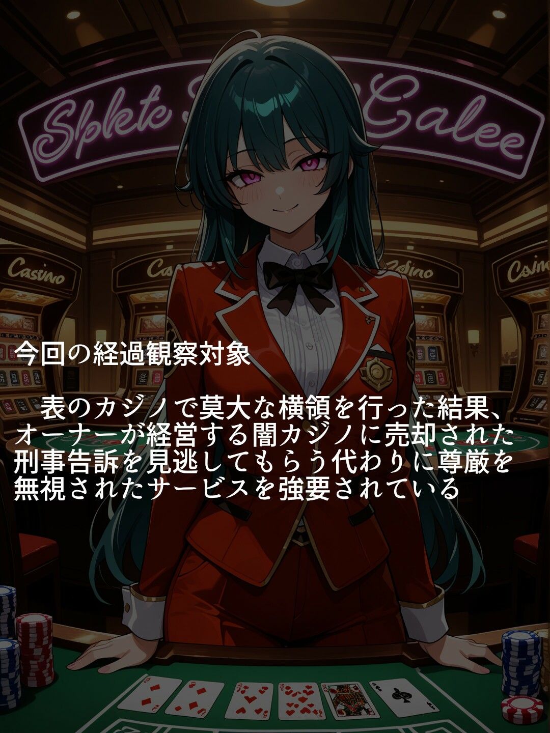 カジノ債務者経過報告 サンプル1ページ目