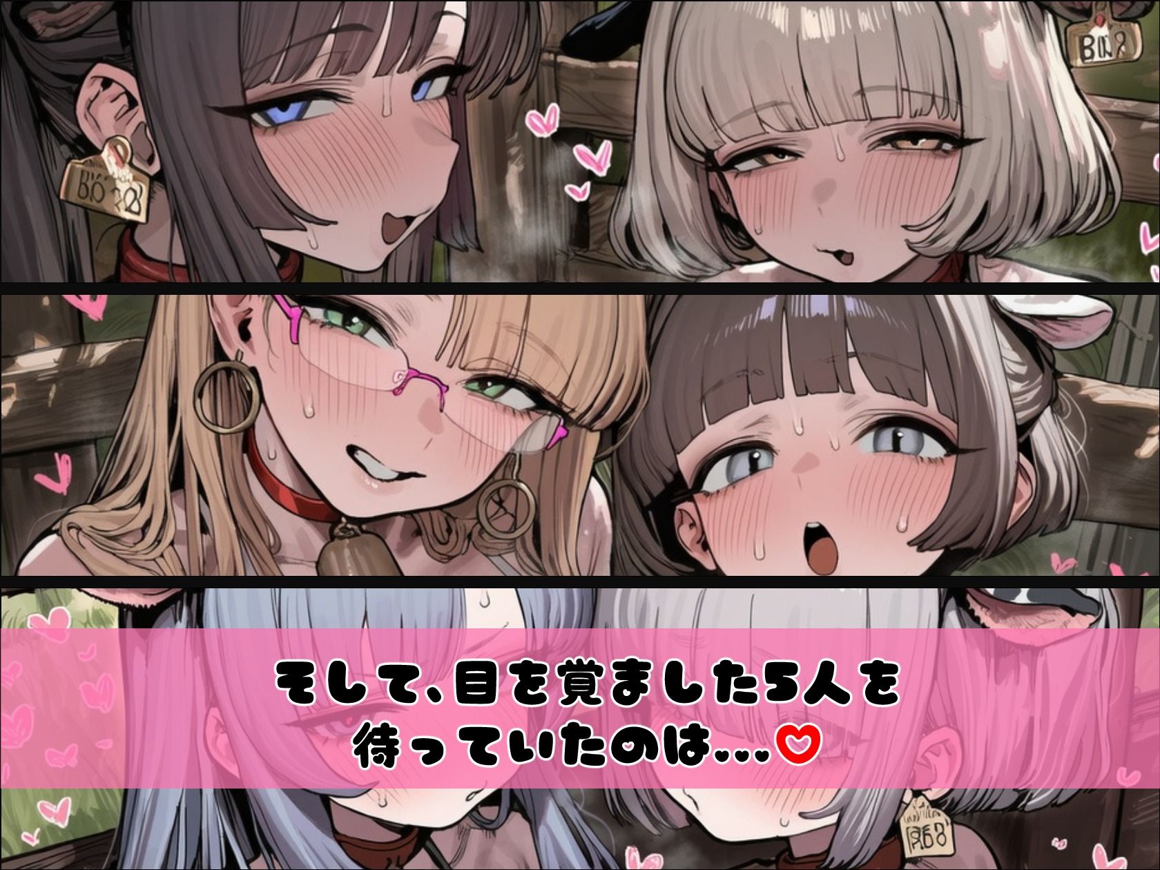 BreedingParty  爆乳ギャルの雌乳牛化計画  〜飲んだら最後、種付けは孕むまで〜  第一話  みうとゆいな サンプル4ページ目