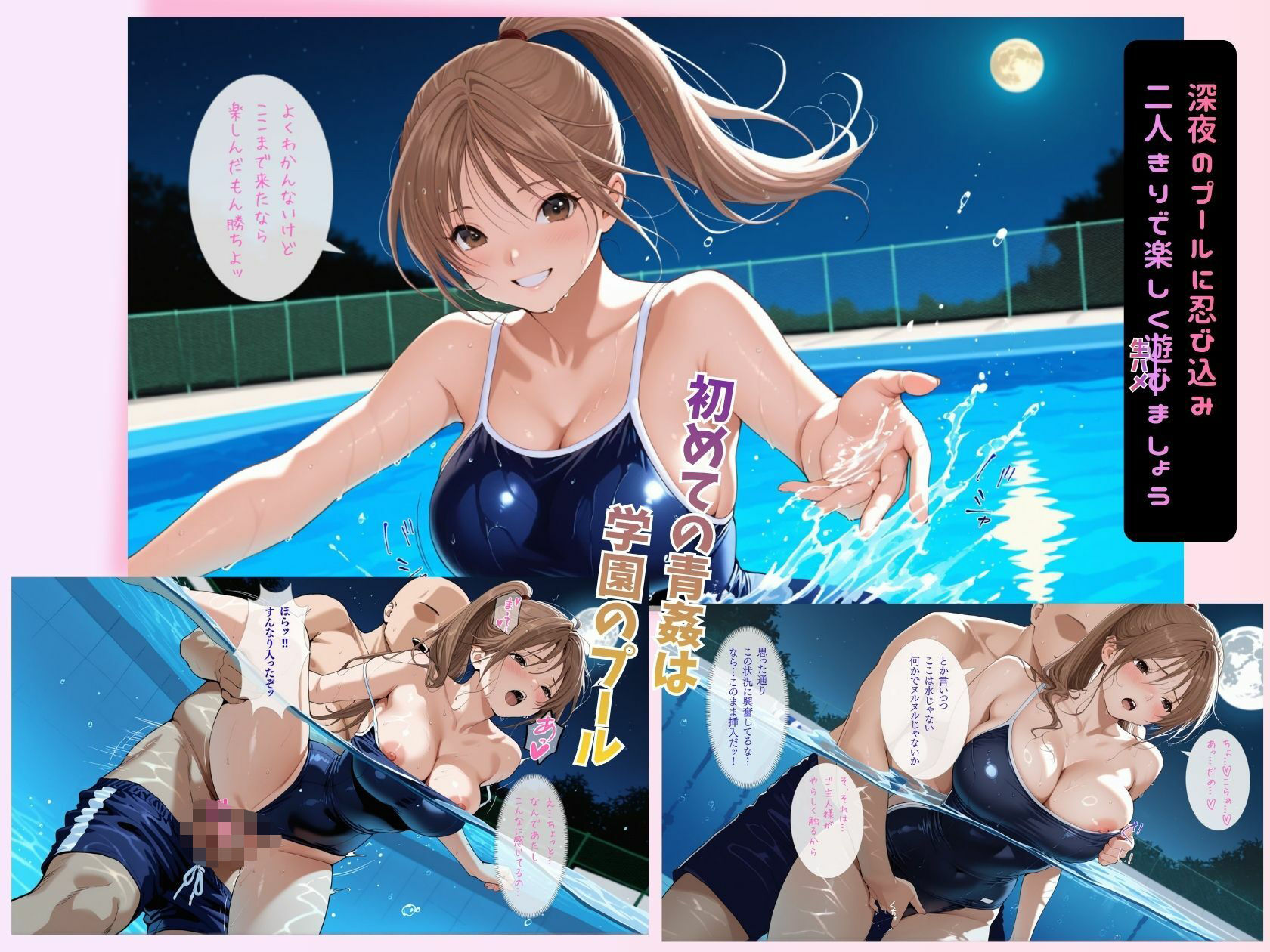 さつき120％すとれ〜と ch.2 〜転生アプリで攻略したヒロイン学園でハメまくる〜 サンプル4ページ目