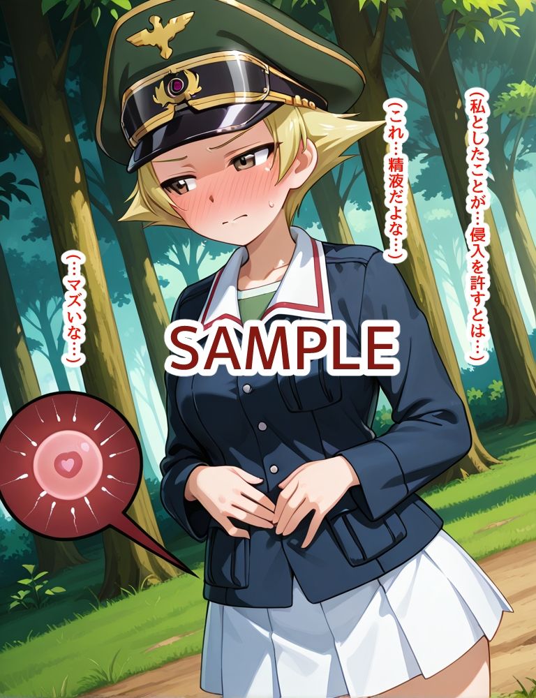 ハメパン〇ァー 〜どんなセクハラもルールと言われれば従っちゃう戦車道少女〜 サンプル7ページ目
