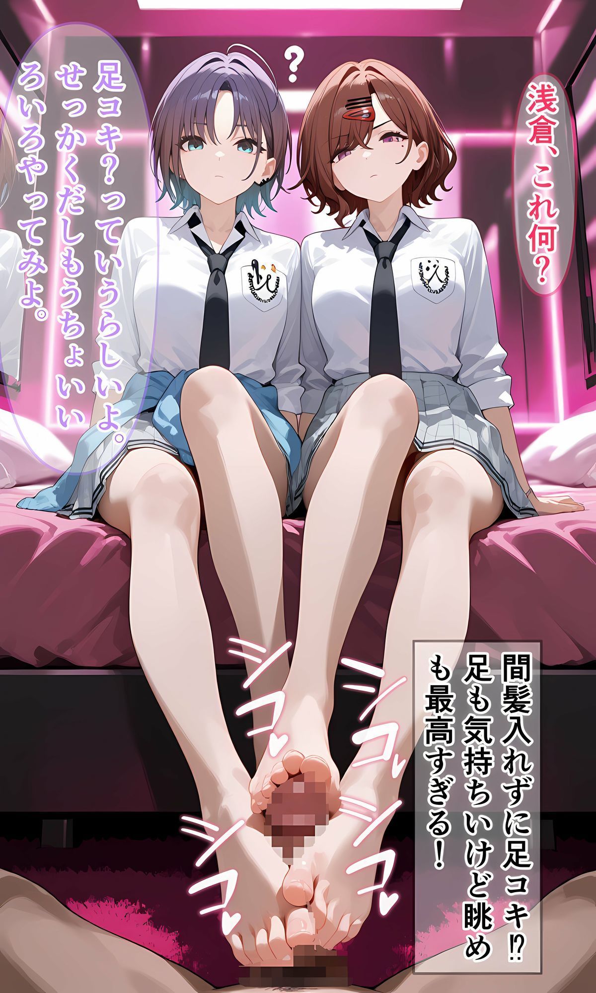 興味本位でパパ活体験してみたアイドル二人 サンプル6ページ目