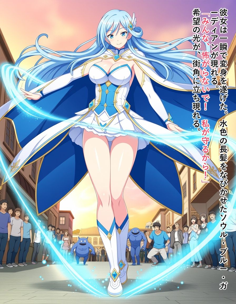 変身ヒロイン  ソウルガーディアン サンプル3ページ目