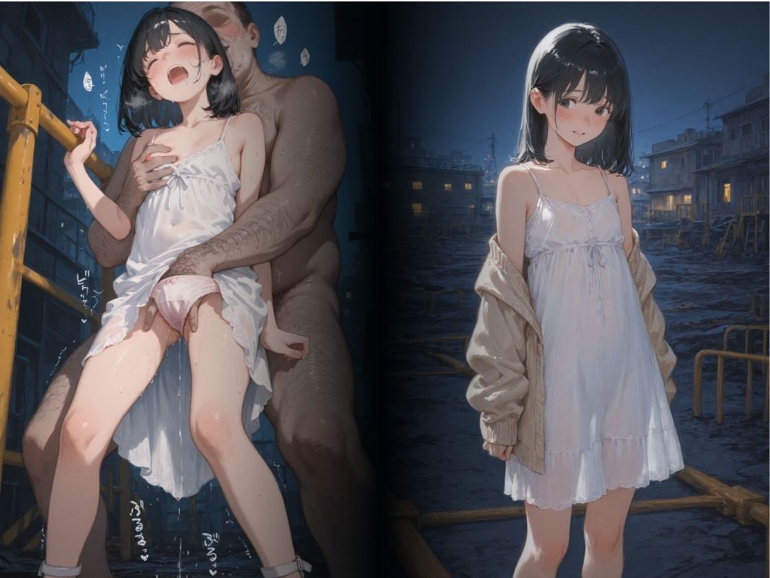 肉便器だった少女が覚醒しておじさん依存になった。 サンプル7ページ目