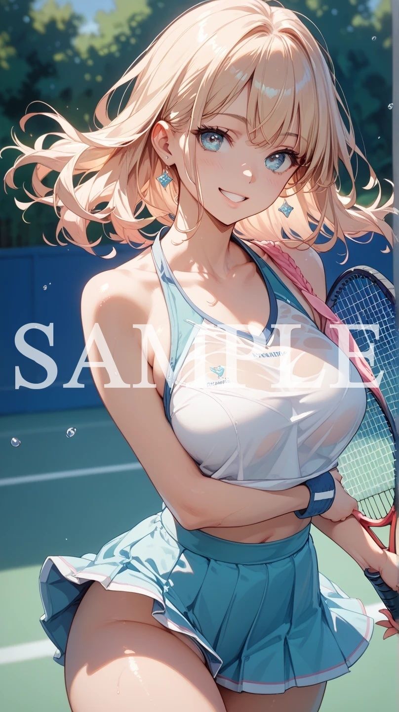 【豪華500枚セット】Tennis Girl サンプル2ページ目