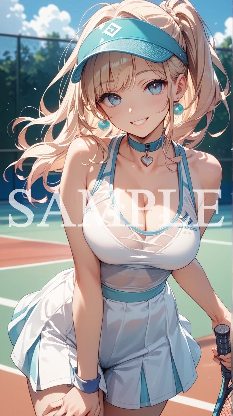 【豪華500枚セット】Tennis Girl サンプル3ページ目