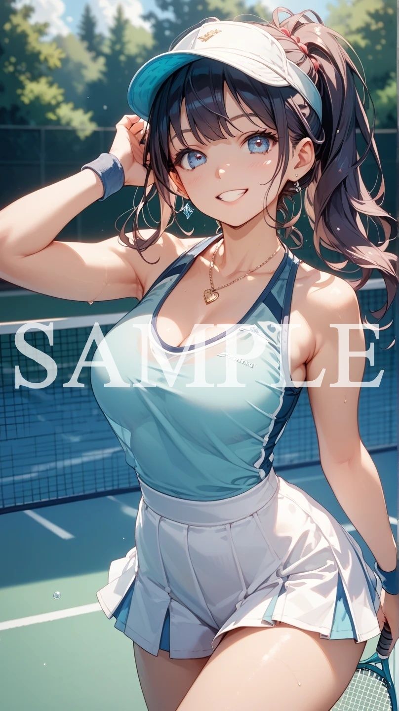【豪華500枚セット】Tennis Girl サンプル4ページ目