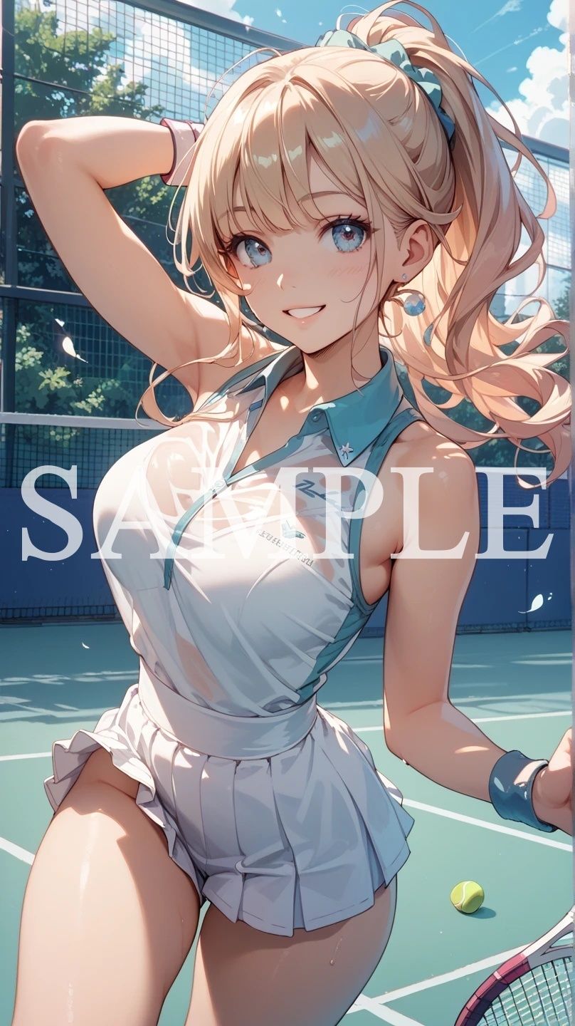【豪華500枚セット】Tennis Girl サンプル5ページ目
