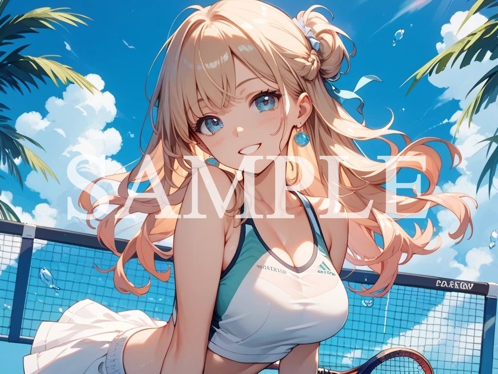 【豪華500枚セット】Tennis Girl サンプル6ページ目