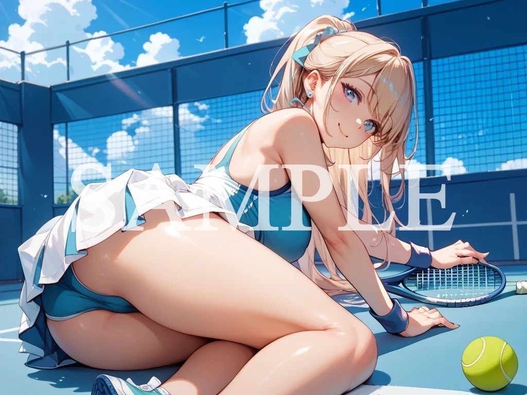 【豪華500枚セット】Tennis Girl サンプル7ページ目