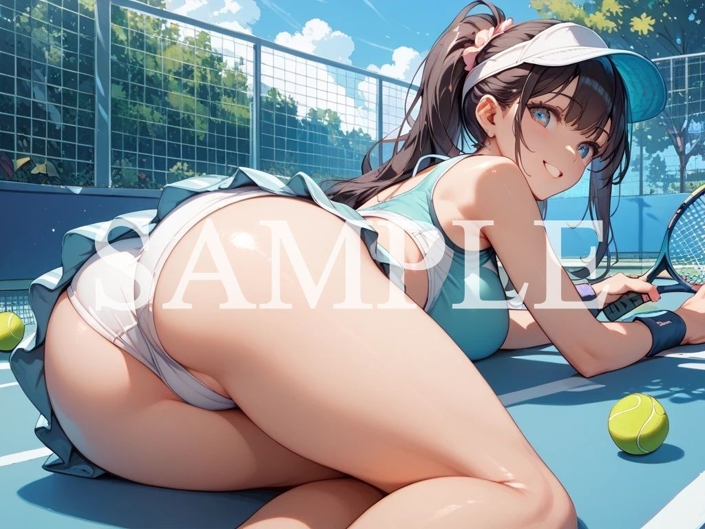 【豪華500枚セット】Tennis Girl サンプル8ページ目