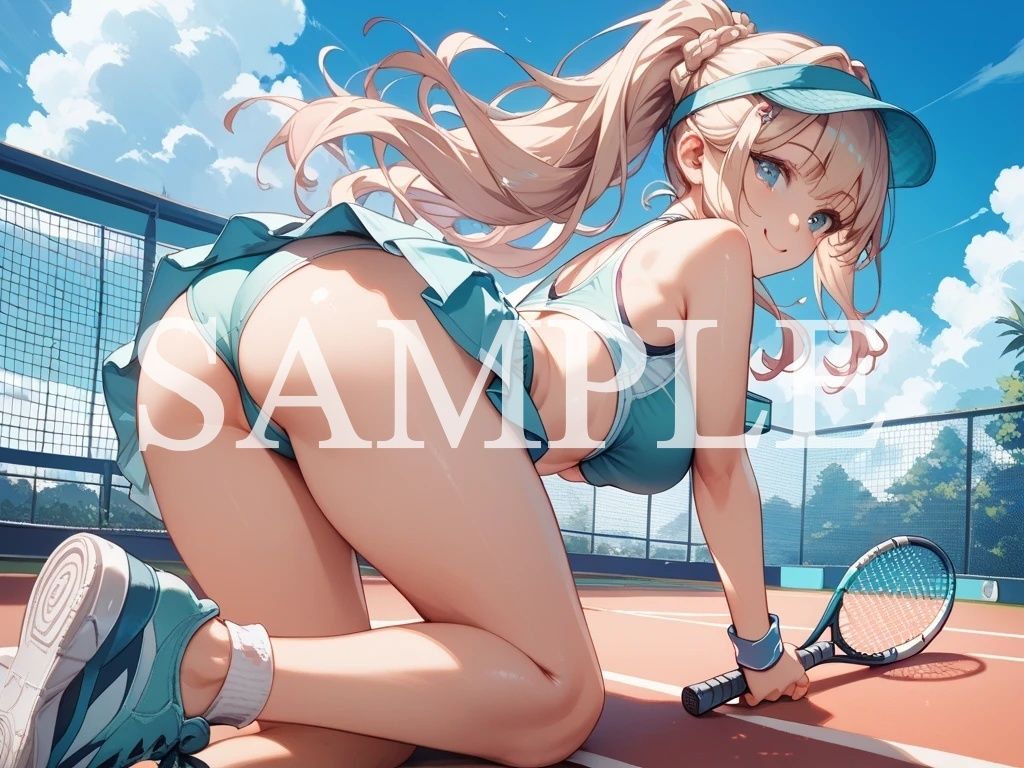 【豪華500枚セット】Tennis Girl サンプル10ページ目