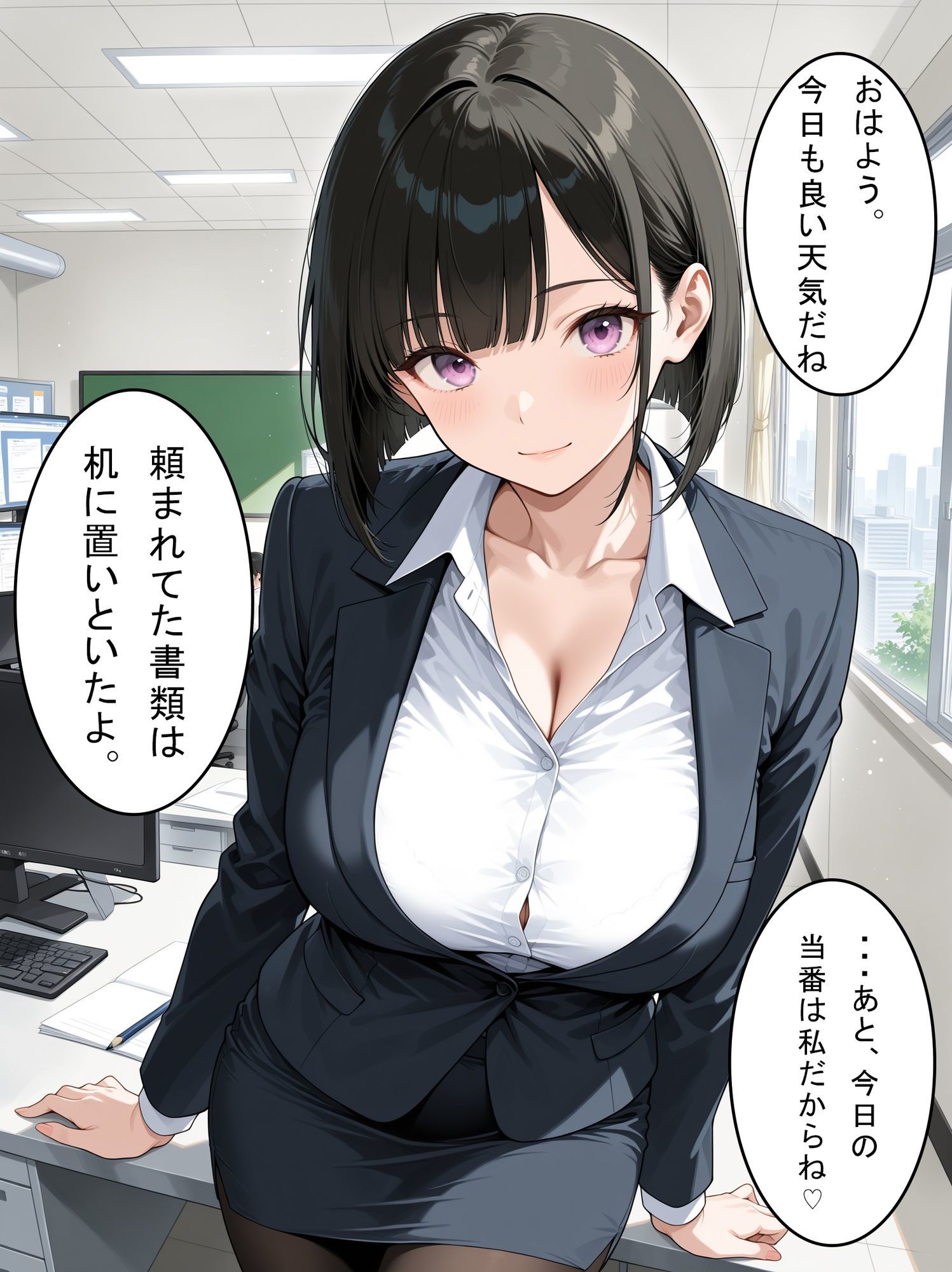 OLさんが都合よく性欲処理に使われてしまう話2 サンプル1ページ目