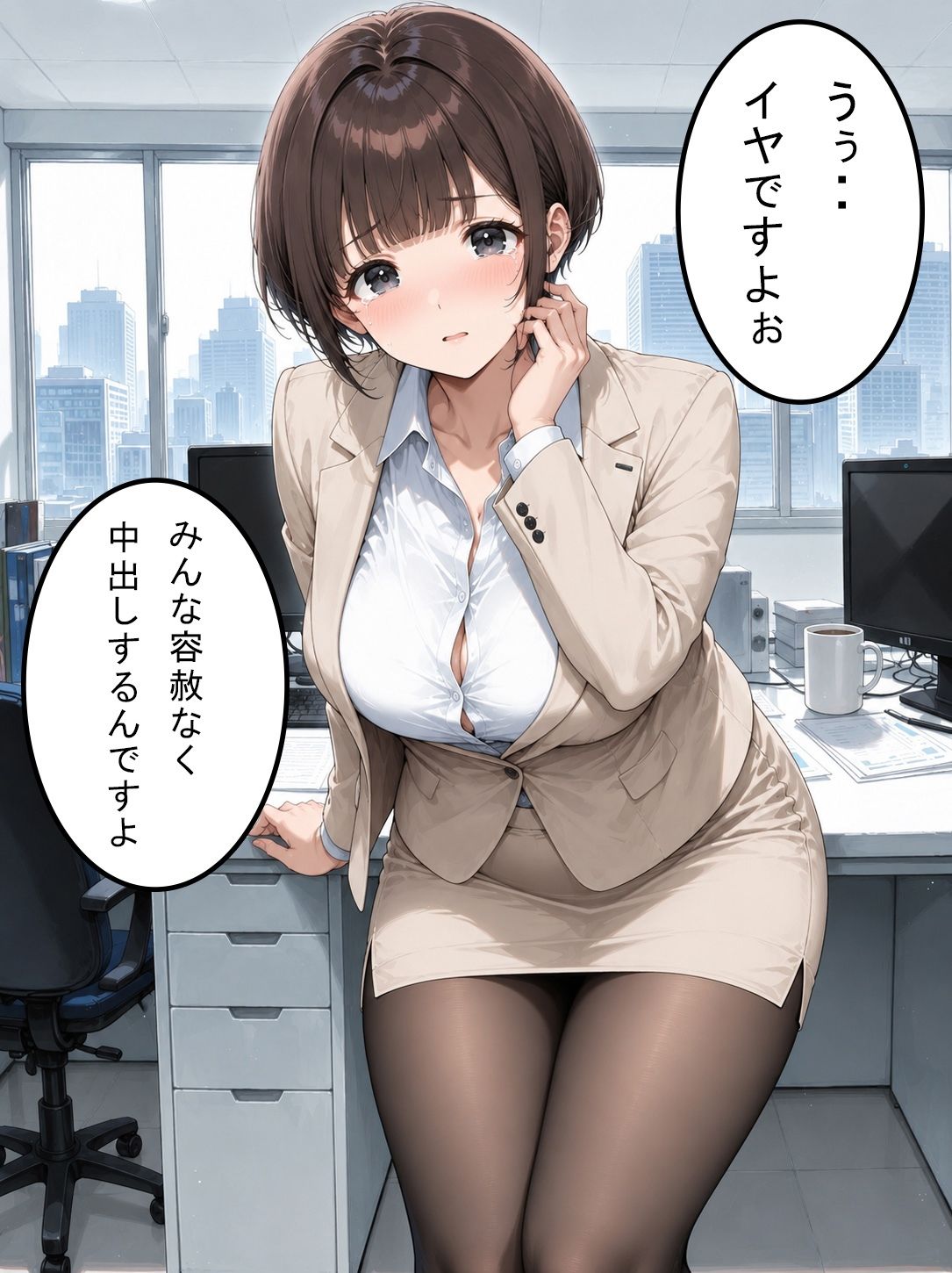 OLさんが都合よく性欲処理に使われてしまう話2 サンプル6ページ目