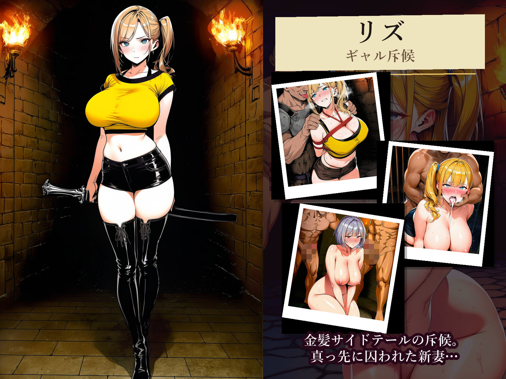 人妻戦士パーティー陥落記〜巨乳人妻4人、夫の名を忘れるまで堕とされる〜 サンプル8ページ目