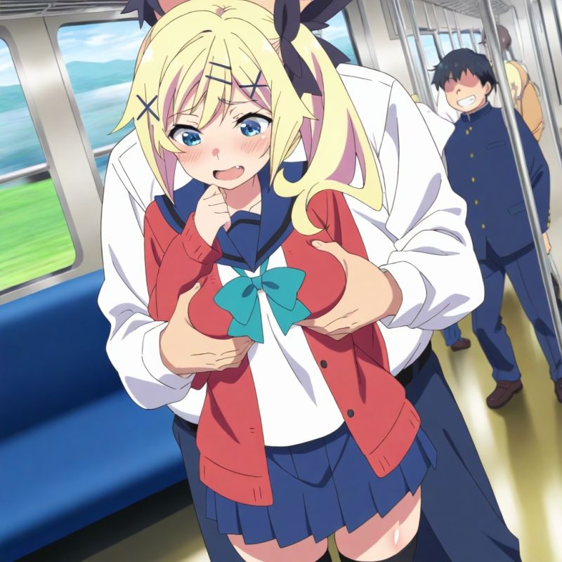 でんしゃでヤラレルアイドル サンプル1ページ目
