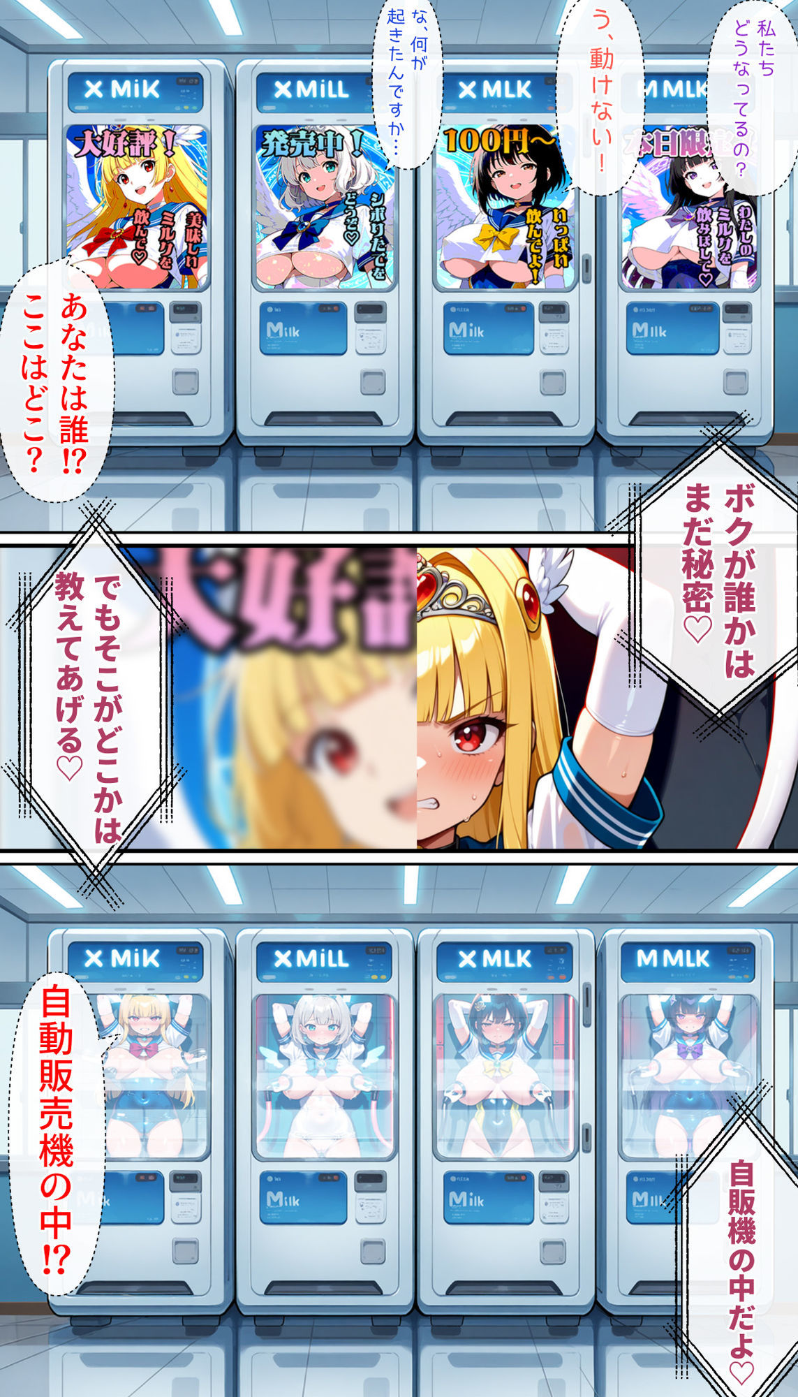 聖翼天使セラフィック・ナイツ〜裏切りのザーメンプール〜『学校は安全だと思ったのに』 サンプル6ページ目