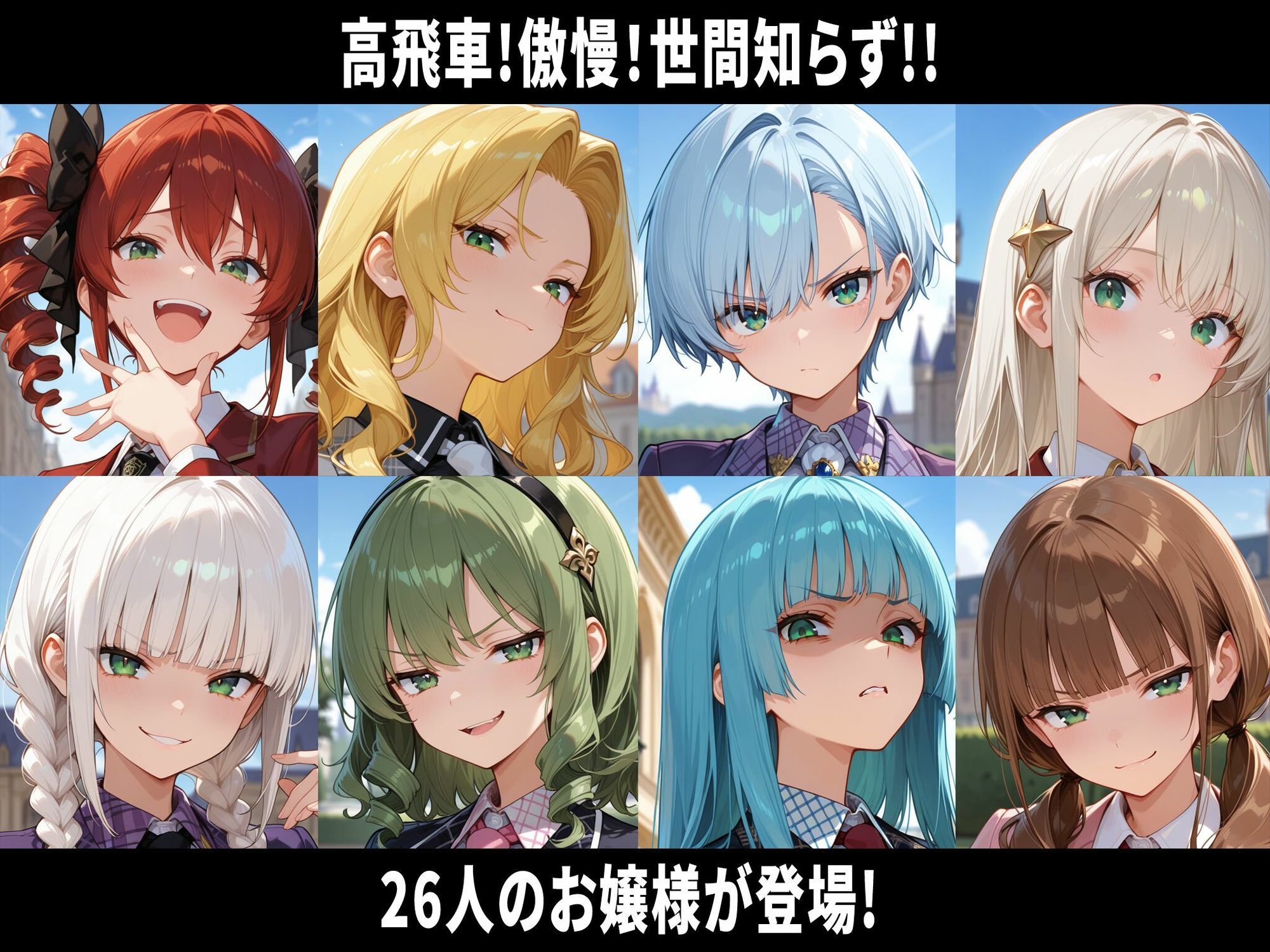 巨乳お嬢様編 即堕ち3コマ サンプル2ページ目