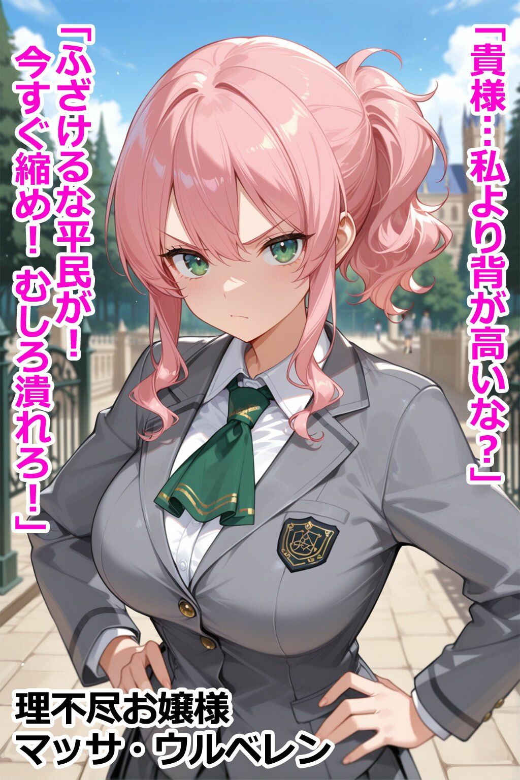 巨乳お嬢様編 即堕ち3コマ サンプル3ページ目