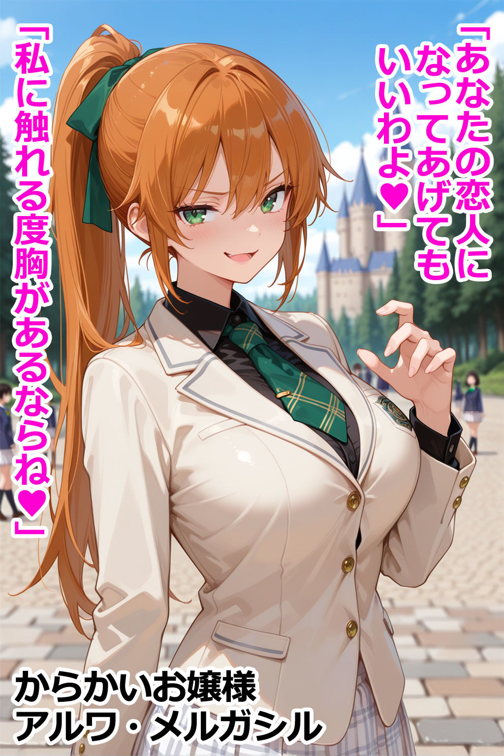 巨乳お嬢様編 即堕ち3コマ サンプル6ページ目