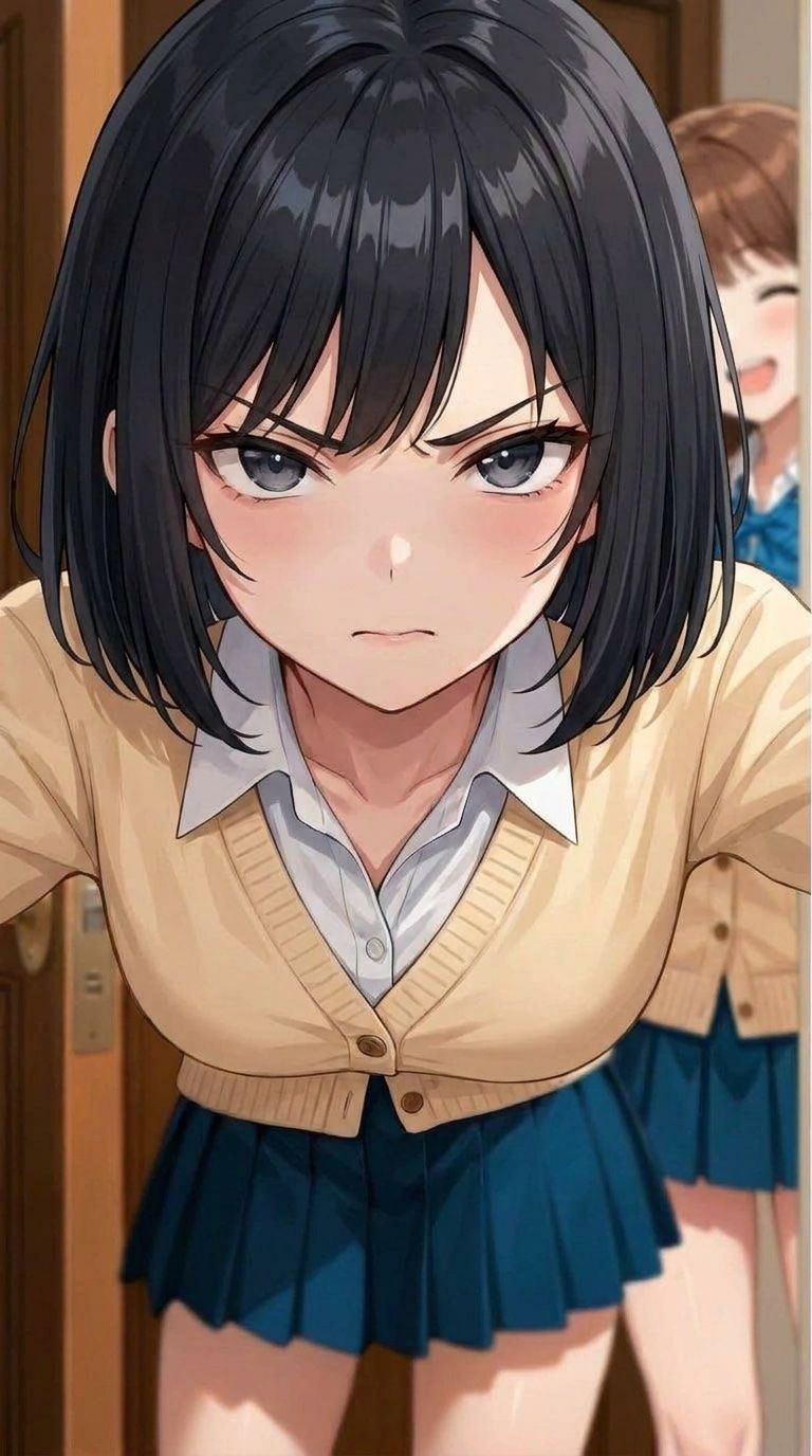 （エロなし）妹の友達がグイグイきて困る（前編後編統合版） サンプル6ページ目