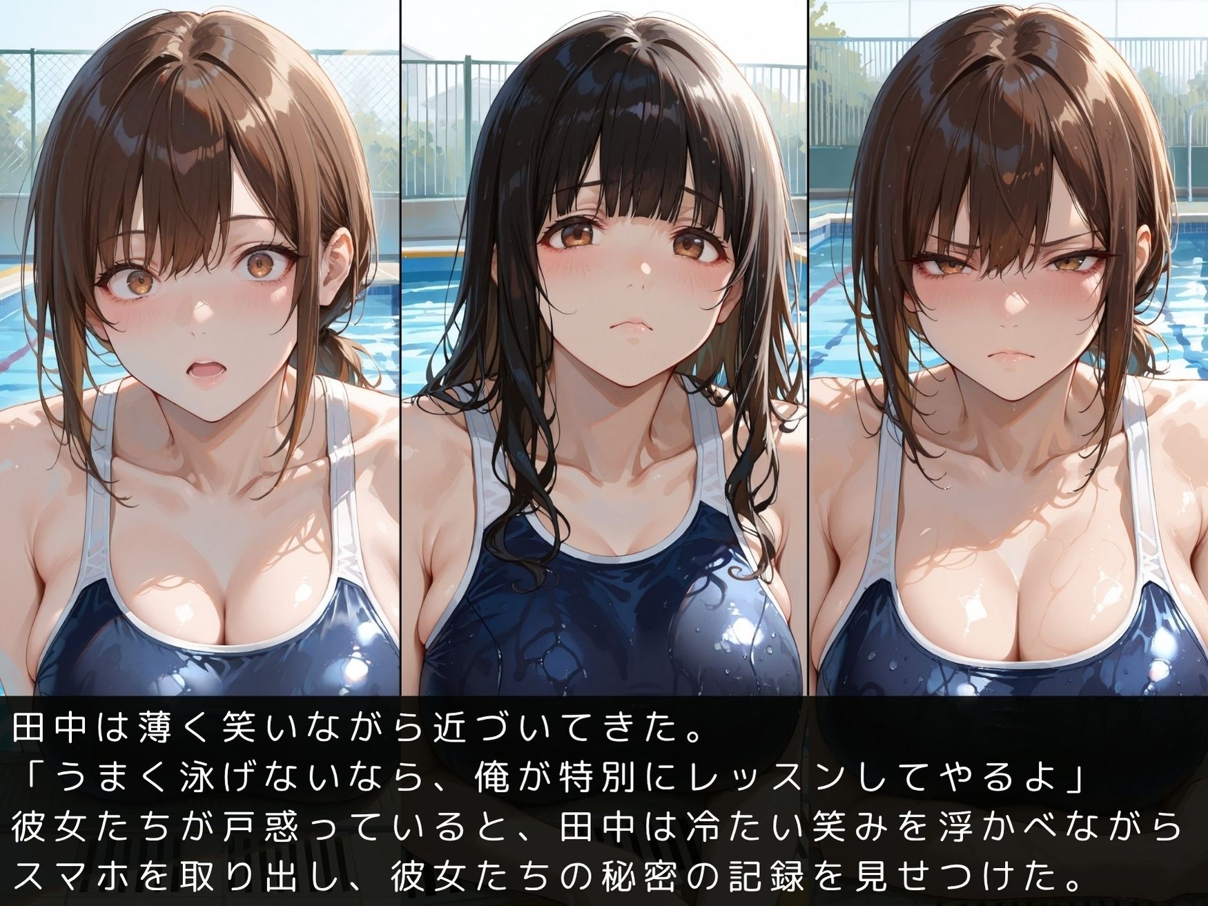 放課後の性指導〜禁断の記録〜プール編〜 サンプル5ページ目