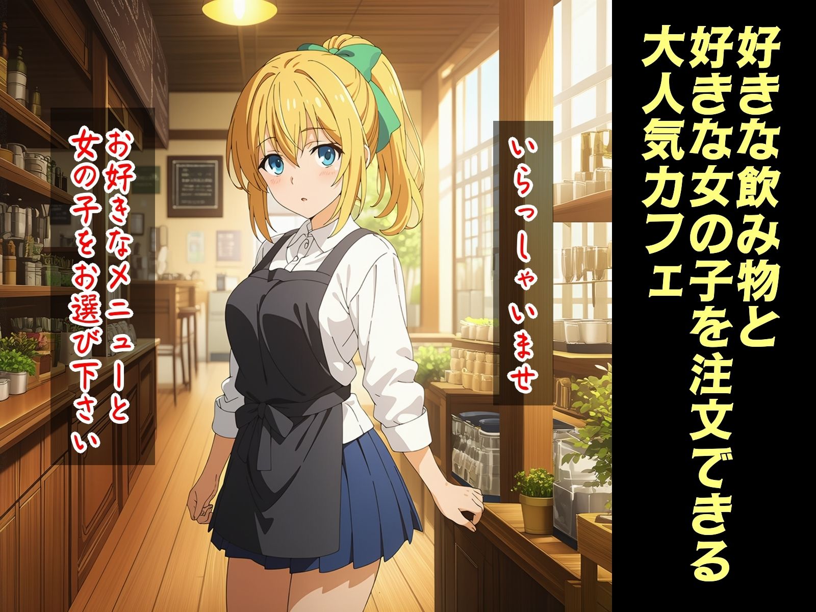 カフェでイキヌキ サンプル1ページ目