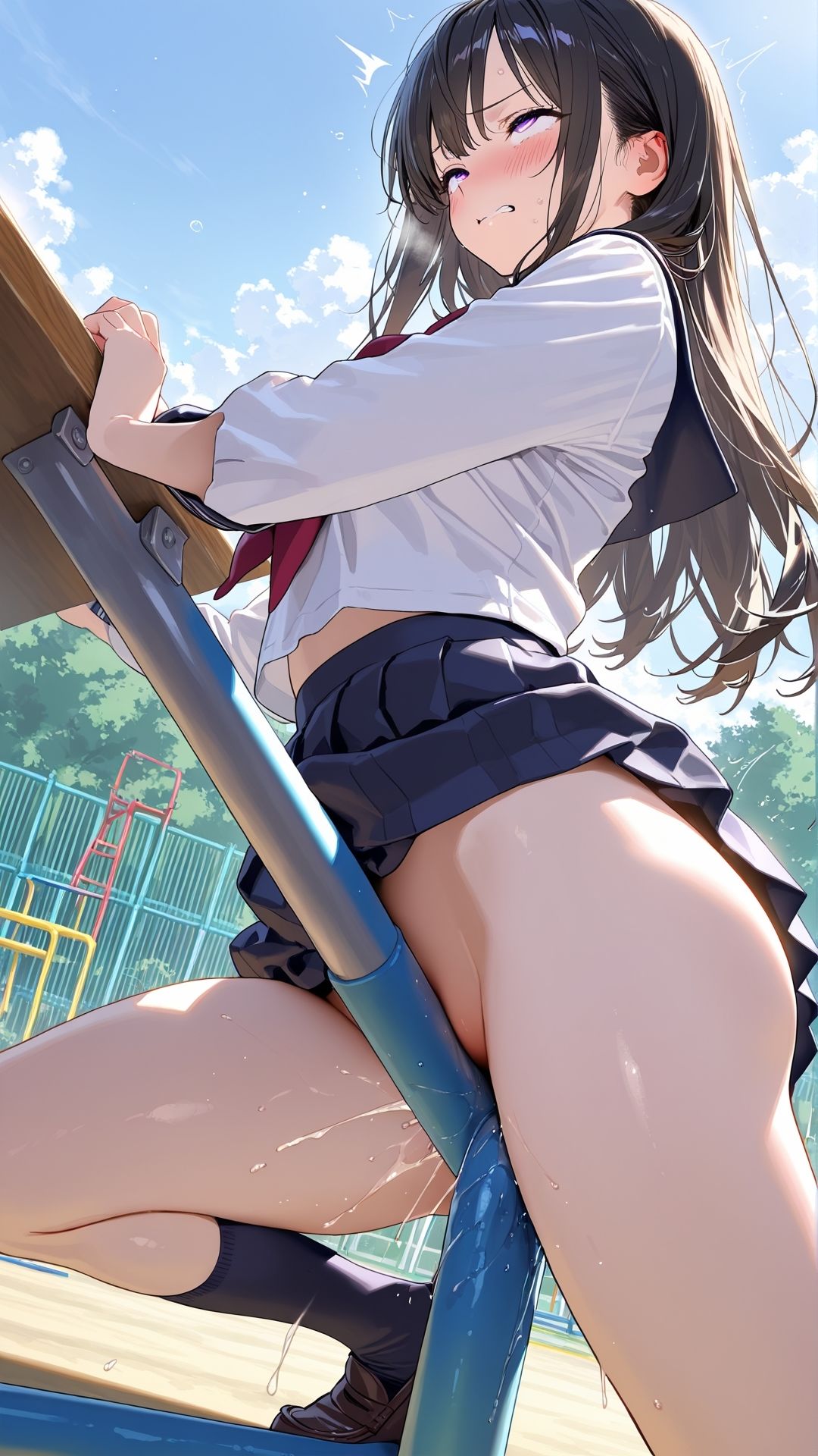 【角オナニー動画】きもちいい角を見つけちゃった女の子たち〜パート（11）お尻スペシャル サンプル3ページ目