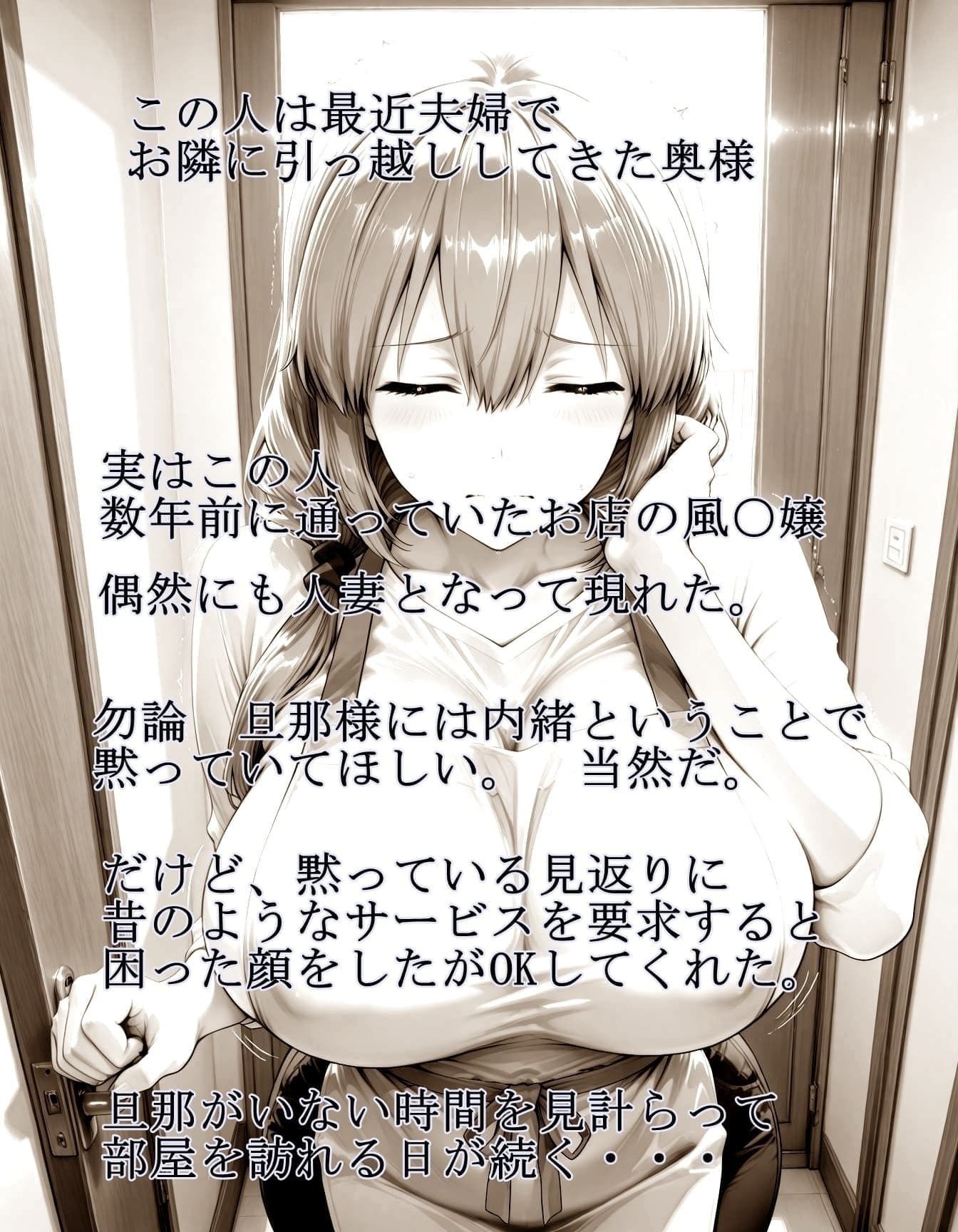 お隣の奥様は元風○嬢 サンプル1ページ目