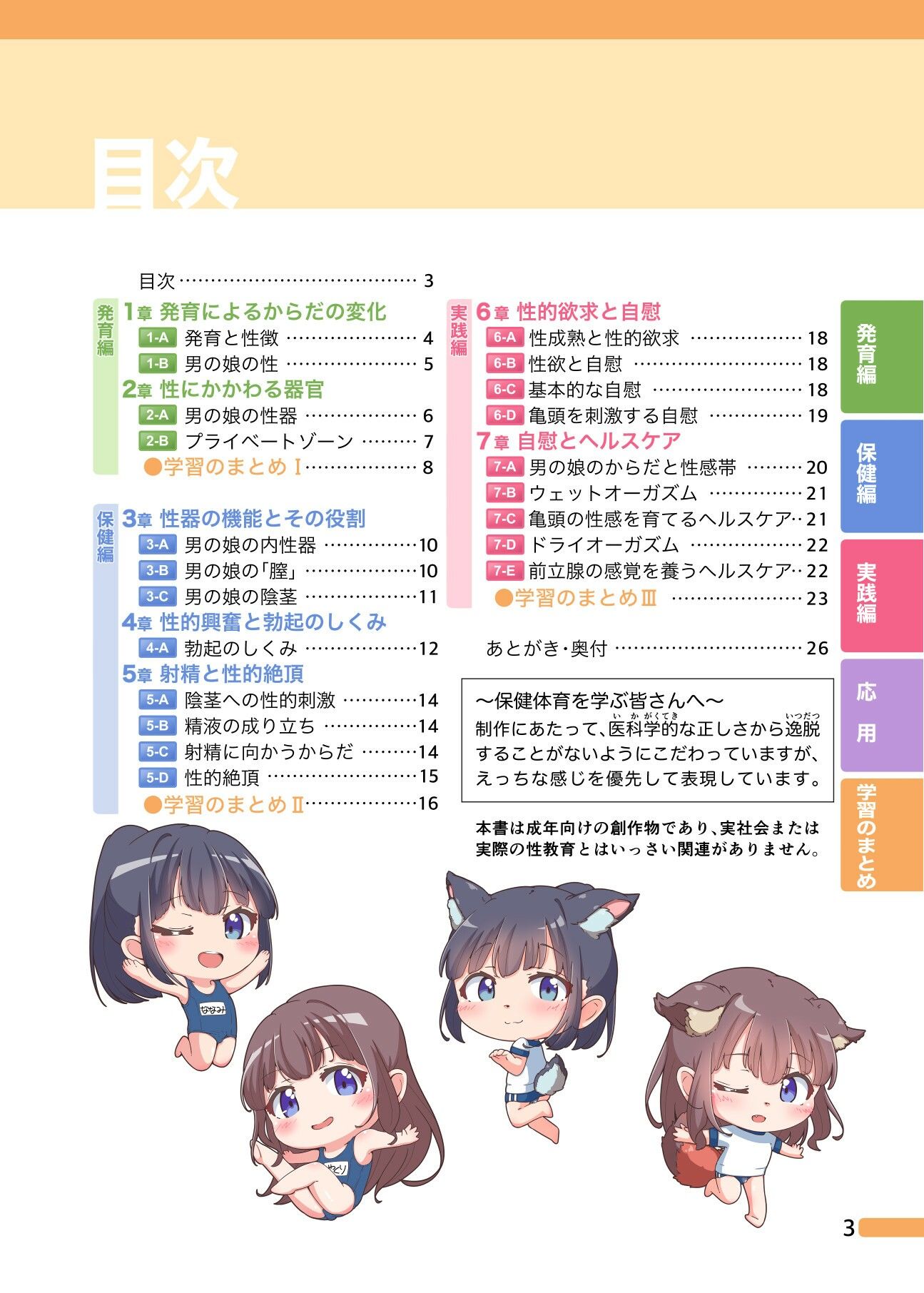 男の娘のための保健カラー資料集 サンプル1ページ目