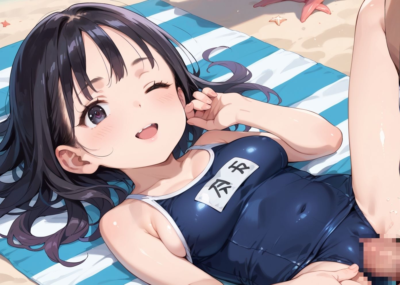 スク水えちえち委員長。CG画像集1 サンプル2ページ目