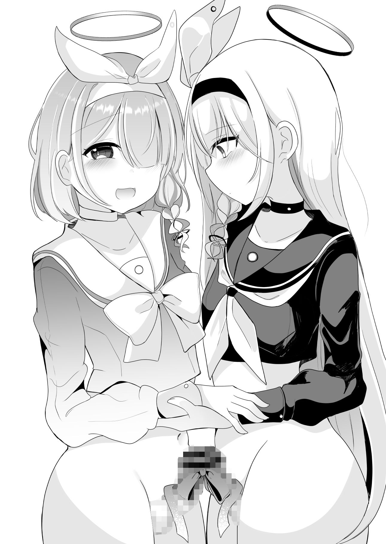 ブルアカ男の娘概念本 サンプル3ページ目
