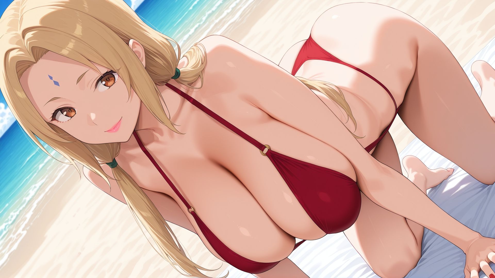 寝ている○○にぶっかけ  つなで編 サンプル3ページ目