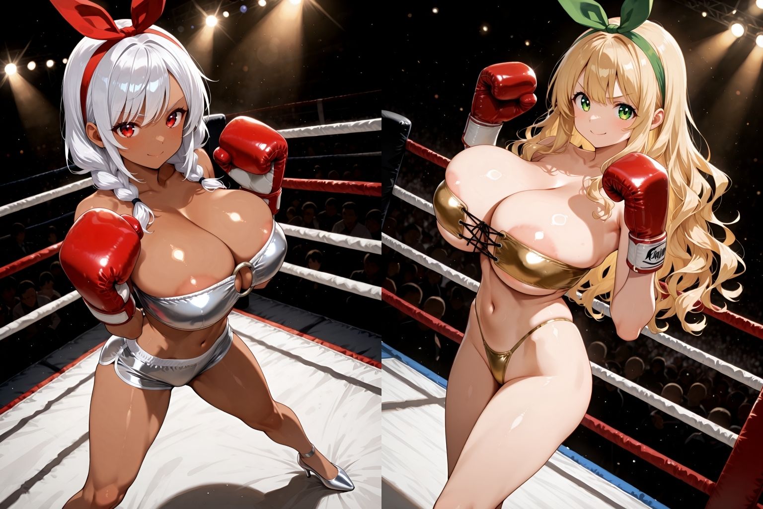 爆乳ドリームマッチ！！ラウンドガールに勝って抱け！！ サンプル1ページ目