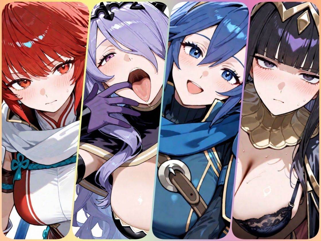 あまあまえっちタイム  ファイ〇ーエ〇ブレム編1 サンプル1ページ目