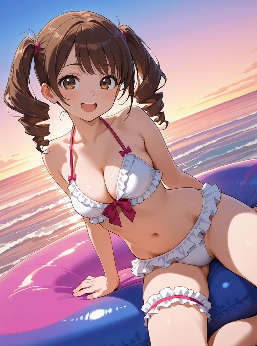 水着少女コレクション 夕暮れ編【135枚収録＋AIアニメーション動画60秒収録】 サンプル5ページ目