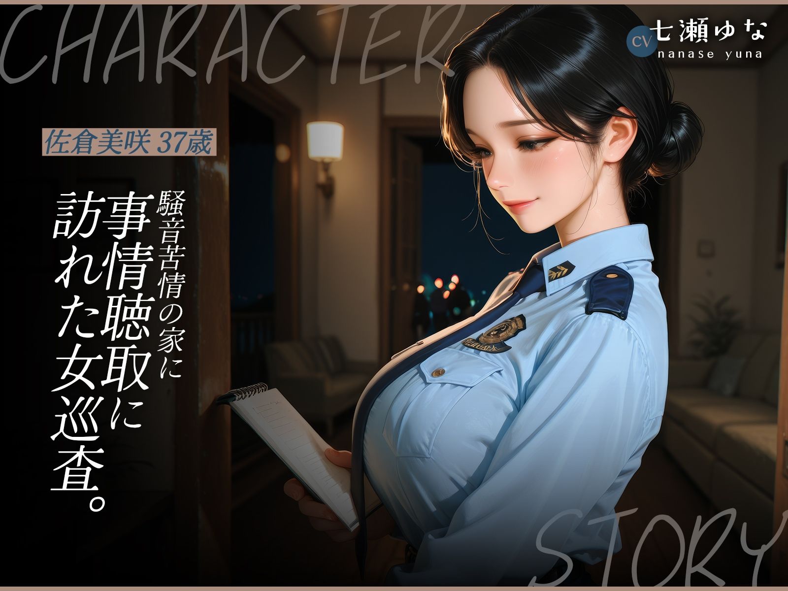 【イラスト×動画×朗読ボイス】巡査の肉穴〜病弱な兄弟の共有オナホに堕ちた私〜【ママ×ショタ】 サンプル1ページ目