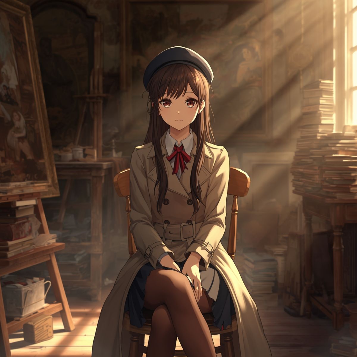 【AIイラスト集】NOSTALGIA III - 追憶のネガフィルムと夕暮れの遊園地 - サンプル2ページ目